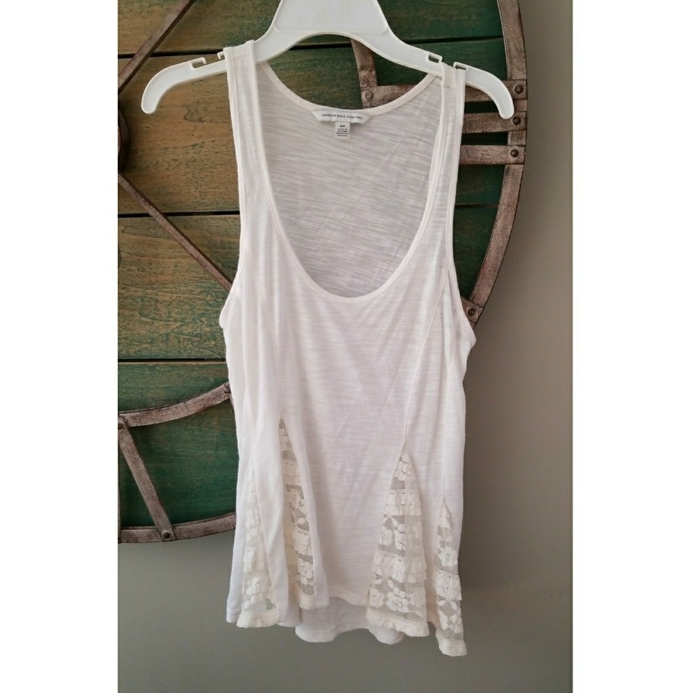 White tank w/ lace